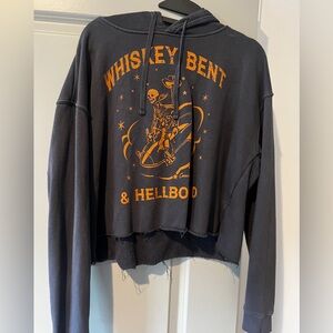 WHISKEY BENT & HELLBOUND HOODIE vintage vibe